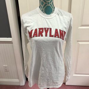 Long sleeve university of Maryland tee